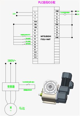 變頻器電機(jī)控制分割器電路設(shè)計(jì)圖