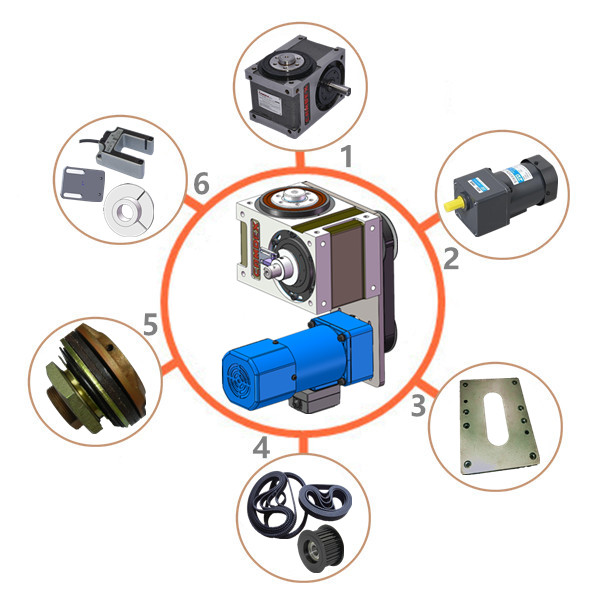 凸緣型分割器電機垂直同步輪連接,分割器電機驅(qū)動